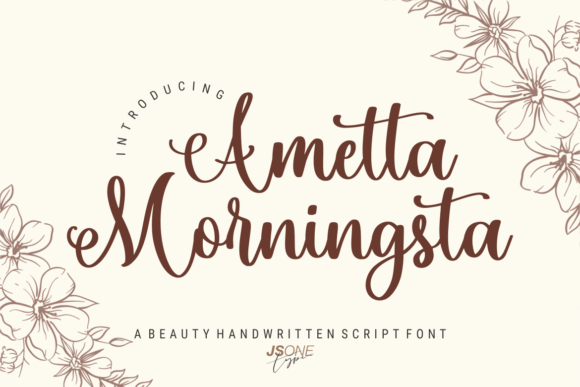 Ametta Morningsta: A Refined Script Font for Digital Branding