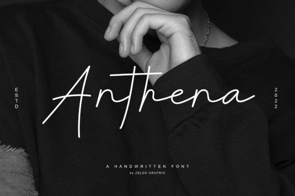 Anthena: A Script Font That Earns Its Space