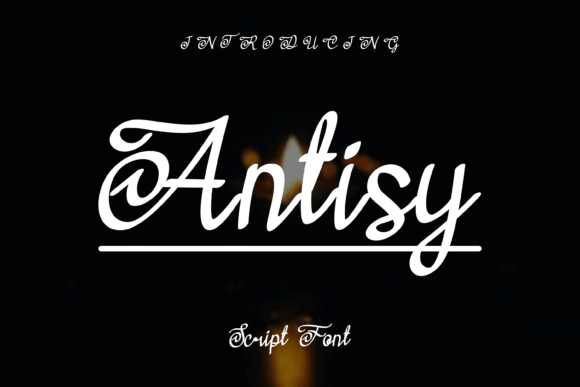 Antisy: A Delicate Handwritten Font for Editorial Elegance