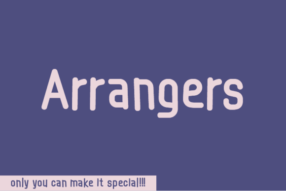 Arrangers: A Natural Handwritten Font for Editorial Design