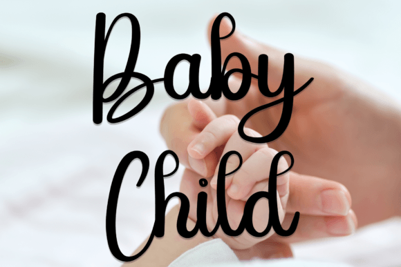 Baby Child: A Sweet Handwritten Font for Handmade Charm