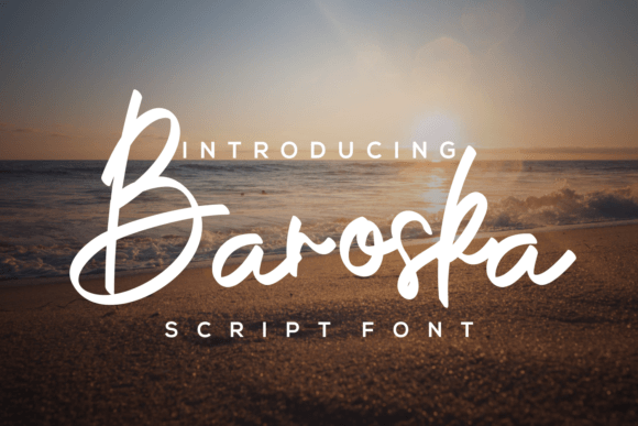 Baroska: A Handwritten Script Font That Sells