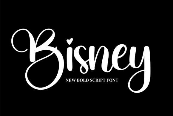 Bisney: A Handwritten Script Font That Feels Like Home