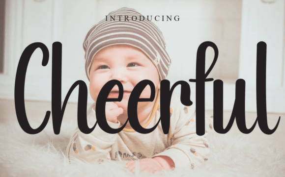 Cheerful: A Handwritten Font That Feels Like a Warm Hello
