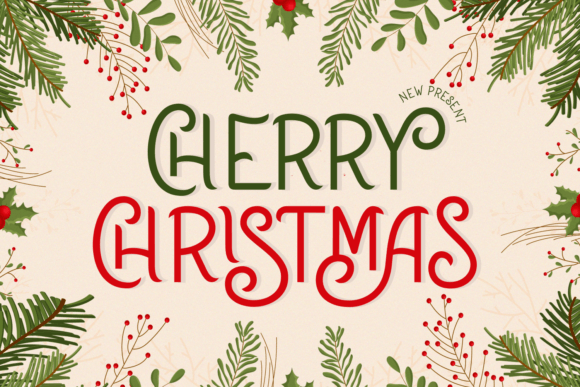 Cherry Christmas: A Handwritten Font That Feels Like Home
