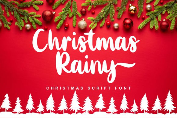 Christmas Rainy: A Handwritten Font That Feels Like Home