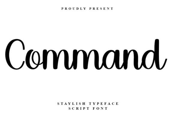 Command: A Handwritten Font That Makes Your Brand Feel Intentional