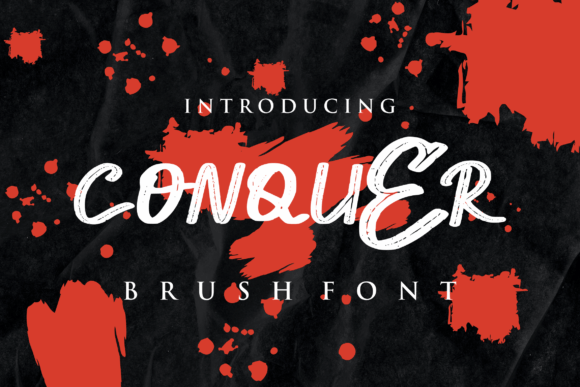 Conquer: A Handwriting Brush Font That Commands Attention