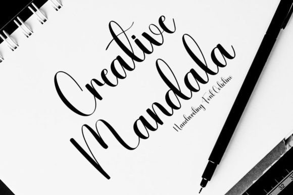 Creative Mandala: A Handwritten Font That Builds Brand Warmth