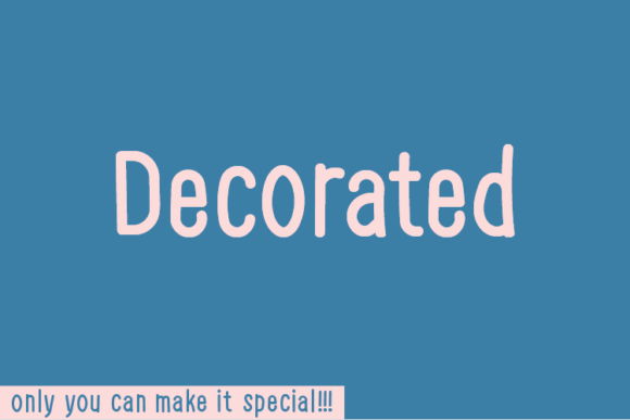 Decorated: A Handwritten Font That Makes Your Brand Feel Human
