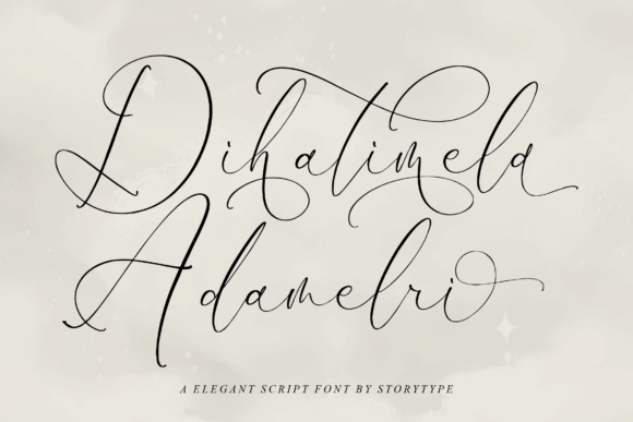 Dihatimela Adamelri: The Script Font That Makes Your Campaigns Instantly Recognizable