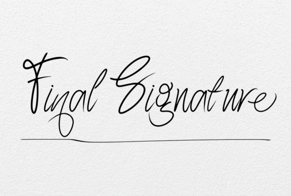 Final Signature: A Modern Calligraphic Font That Elevates Campaign Messaging
