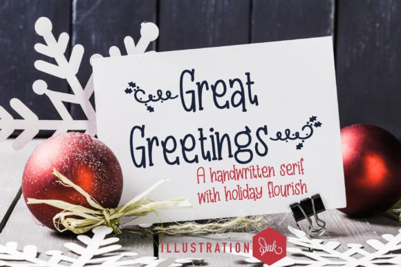 Great Greetings: A Handwritten Font That Sells