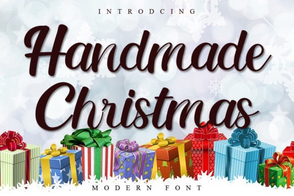 Handmade Christmas Font: A Warm, Authentic Script for Real Branding
