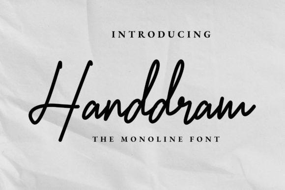 Handraw: A Stylish Handwritten Typeface for Digital Branding