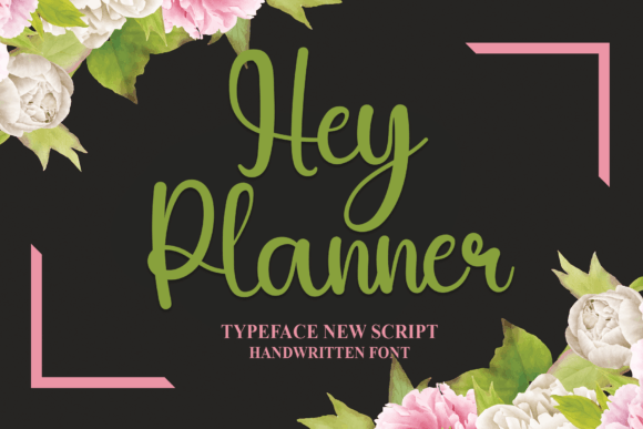Hey Planner: A Friendly Handwritten Font for Scroll-Stopping Marketing