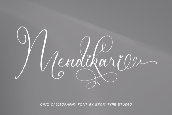 Mendikari: A Chic Script Font That Earns Its Luxury Label