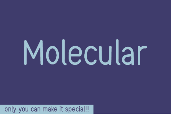 Molecular: A Natural Handwritten Font for Real Business Branding