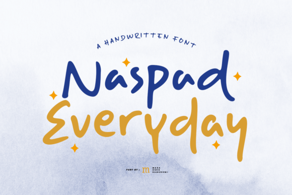 Naspad Everyday: A Playful Script Font for Real Business Branding