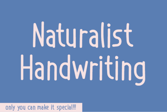 Naturalist Handwriting: A Thoughtful Script Font for Editorial Design