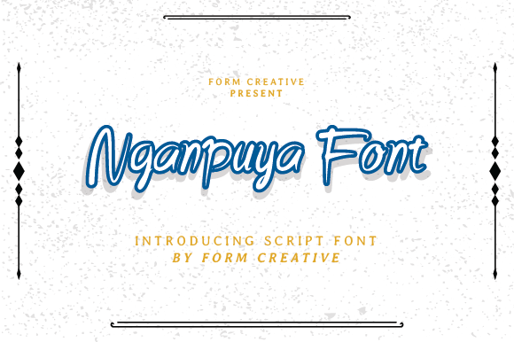Nganpuya: A Playful Yet Polished Handwritten Font for Digital Brands