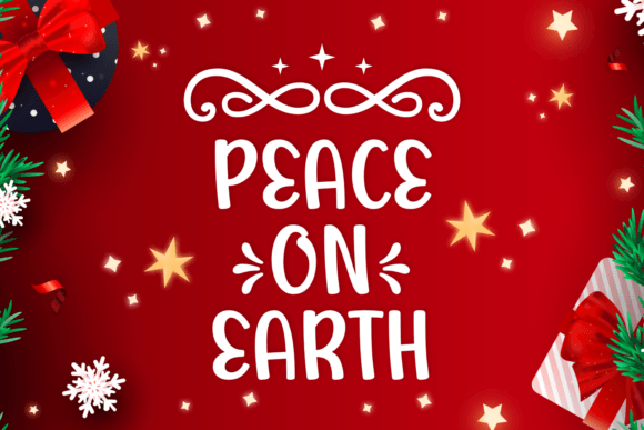 Peace on Earth: A Cheerful Handwritten Font for Makers