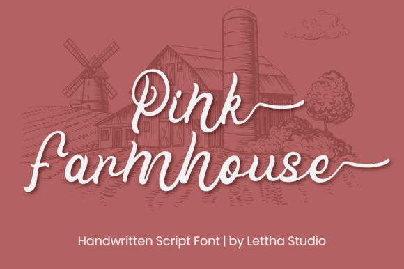 Pink Farmhouse: A Script Font That Earns Its Place in Real Campaigns