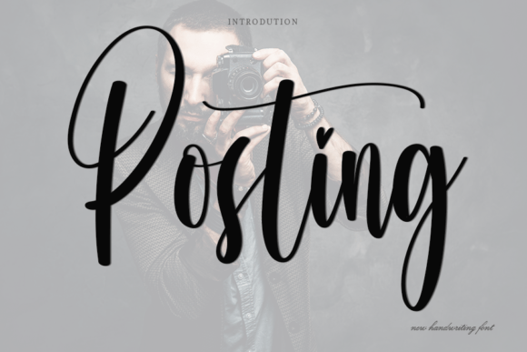 Posting: A Playful Handwritten Font for Digital Design