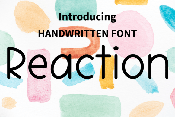 Reaction Handwritten Font for Small Business Branding