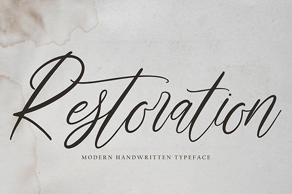 Restoration: A Timeless Handwritten Font for Editorial Design
