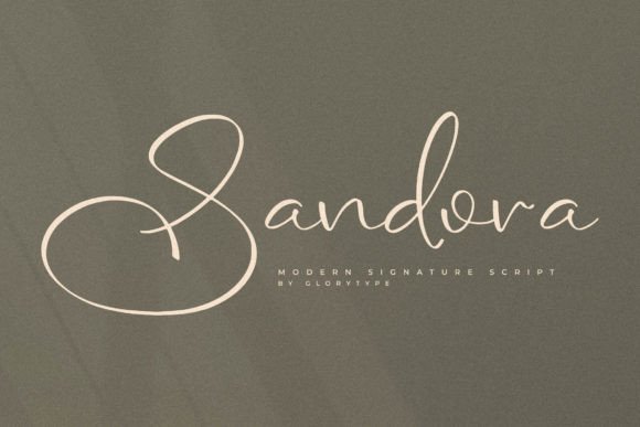 Sandora: A Modern Signature Script for Real Branding Work