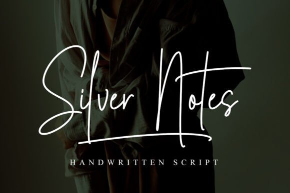 Silver Notes: A Handwritten Font That Signs Your Message
