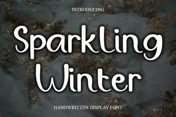 Sparkling Winter: A Friendly Handwritten Font for Editorial Design